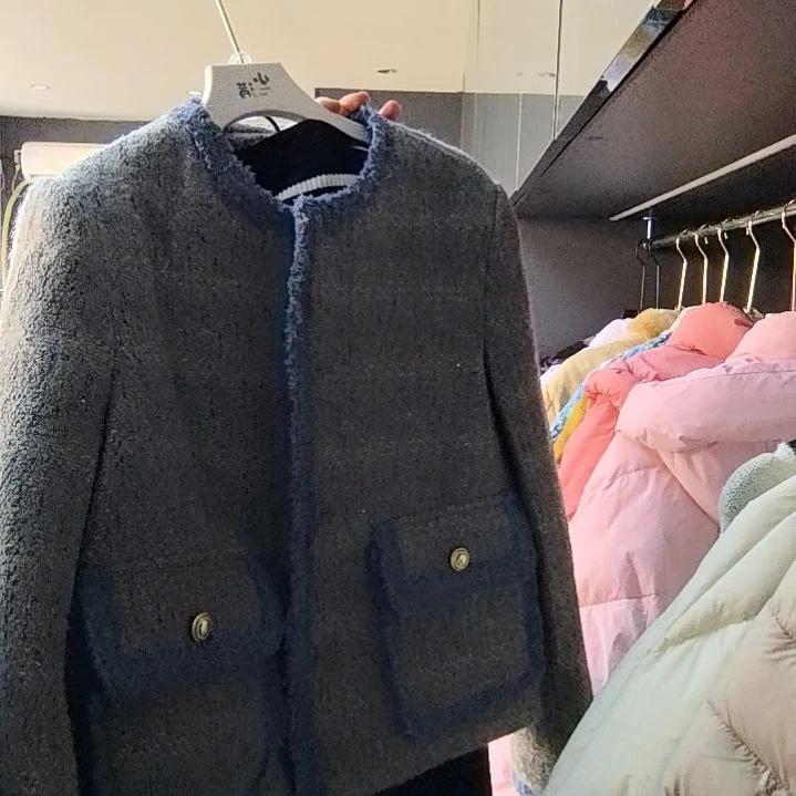 福利小香风外套体重100穿到140
