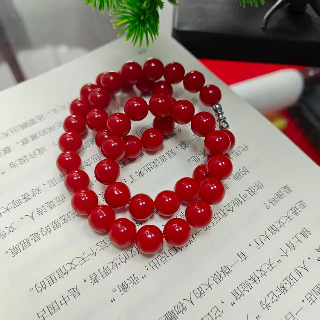 红景天血疗石妈妈链气质百搭项链