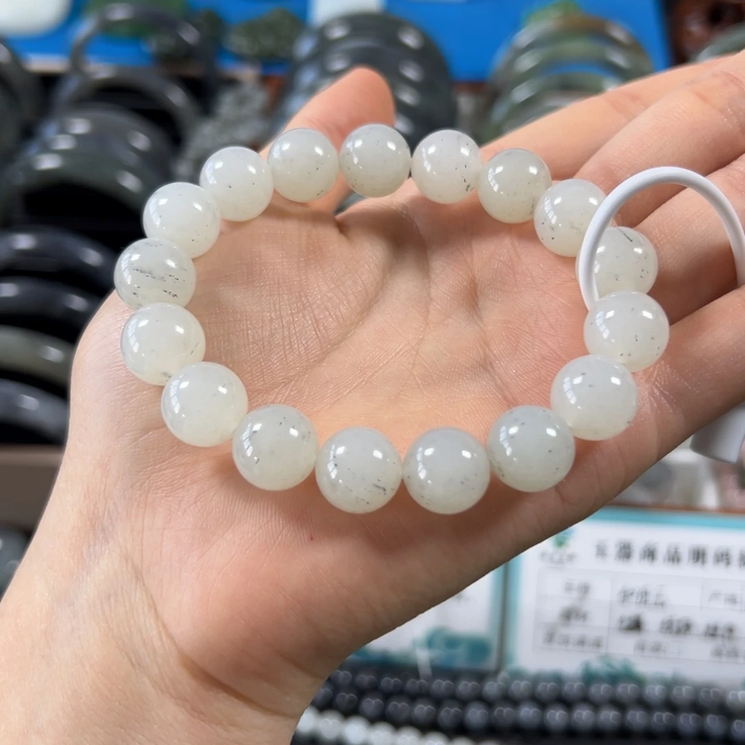 南***鱼未镶嵌手串和田玉