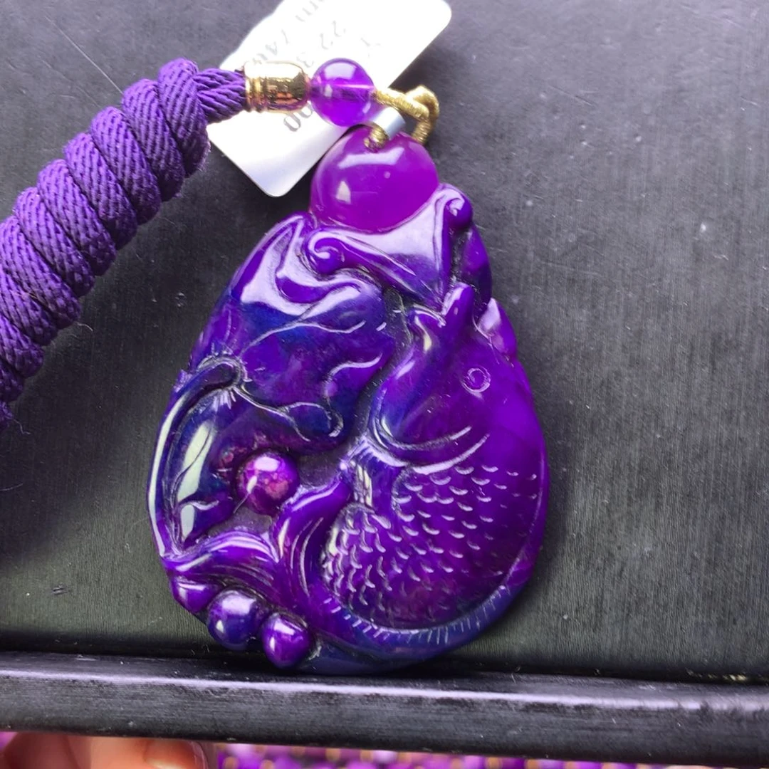 苏纪石（舒俱来）未镶嵌鱼牌