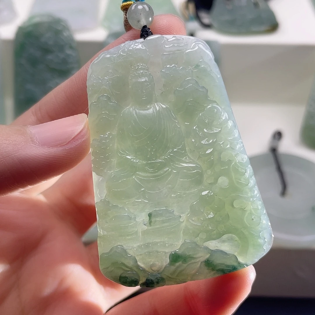翡翠未镶嵌颈饰天然翡翠1111111