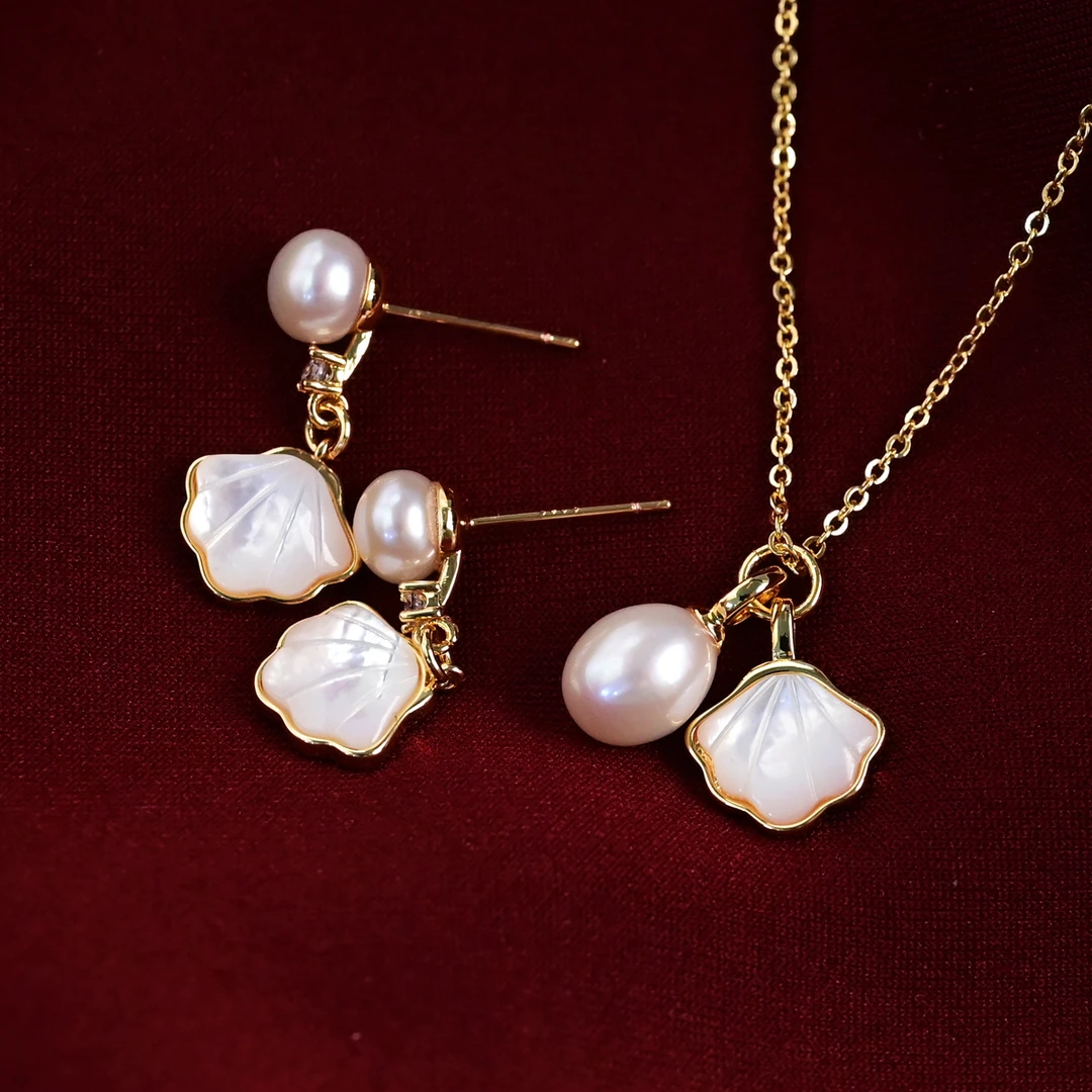 女日韩几何原创设计珠宝小众气质优雅精致素款白色轻奢复古简约