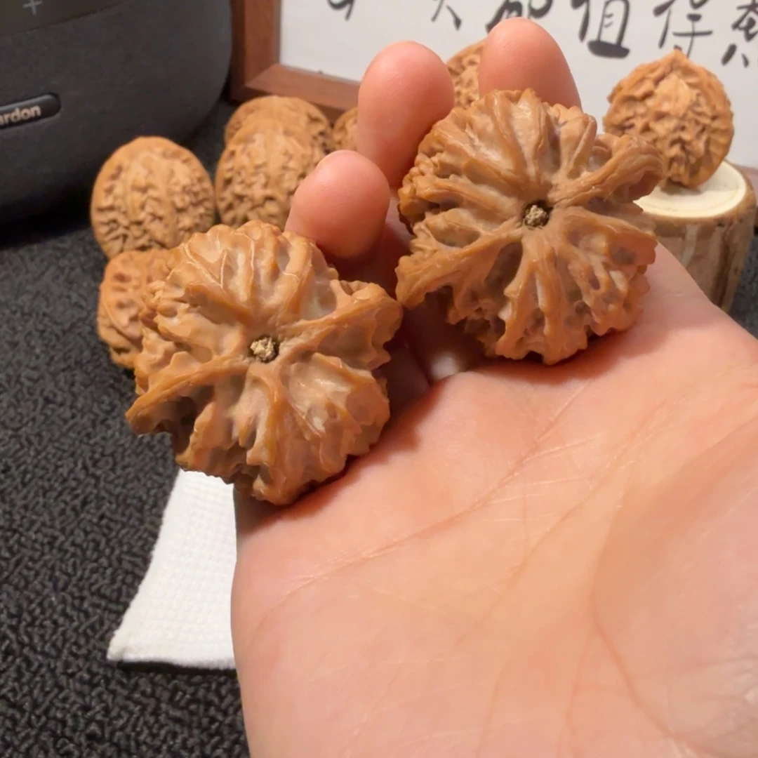 文玩核桃把件39+全品苹果园