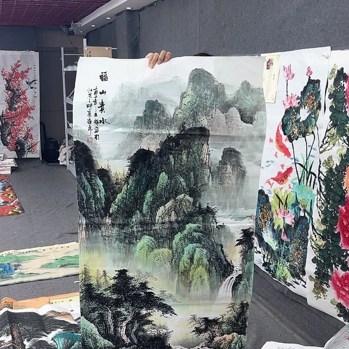 国画无毛或被短柔或近