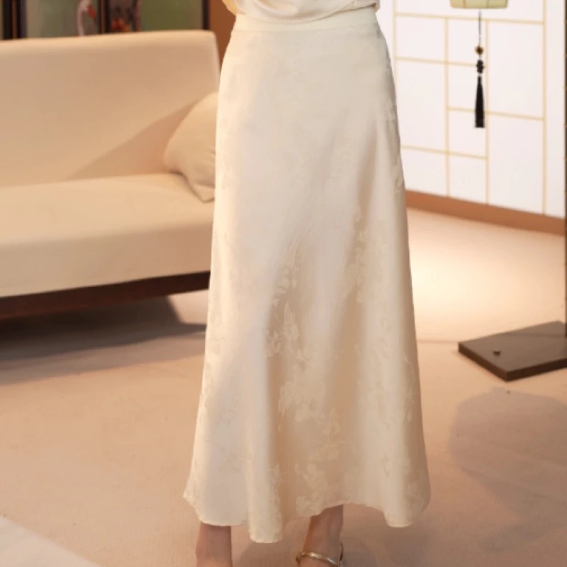 2025新款新中式女气质新款鱼尾显瘦半身裙2025A0198-伊伊布卓尔仓