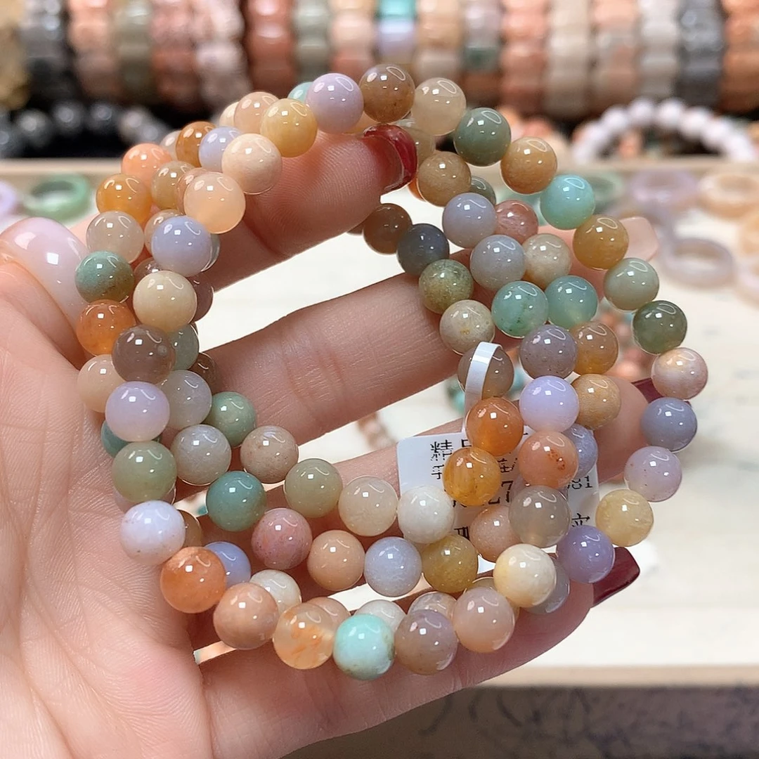 硅化珊瑚（珊瑚玉）手链未镶嵌风*魂957