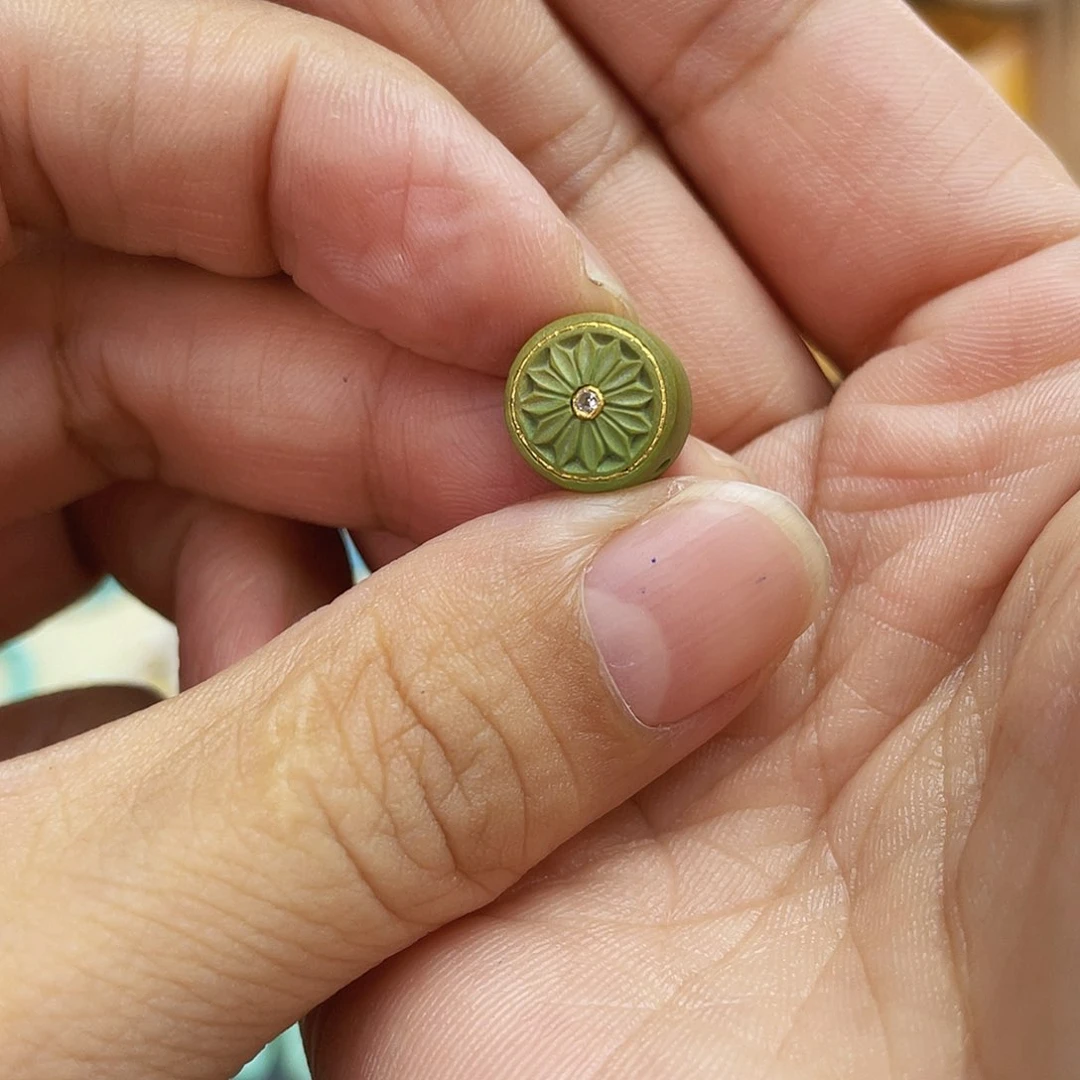 A****绿松石未镶嵌吊坠(不含链)