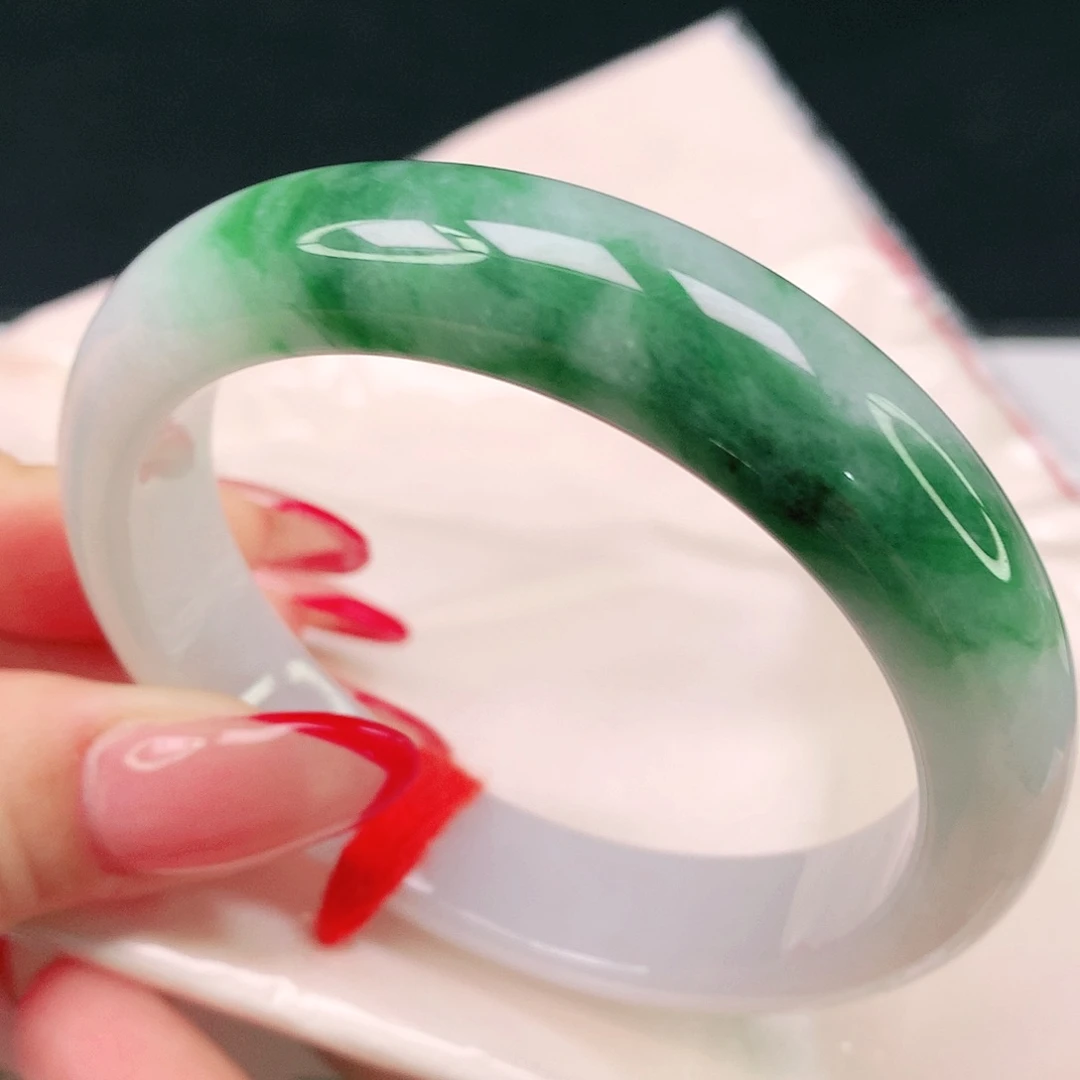 翡翠未镶嵌手镯天然翡翠2049