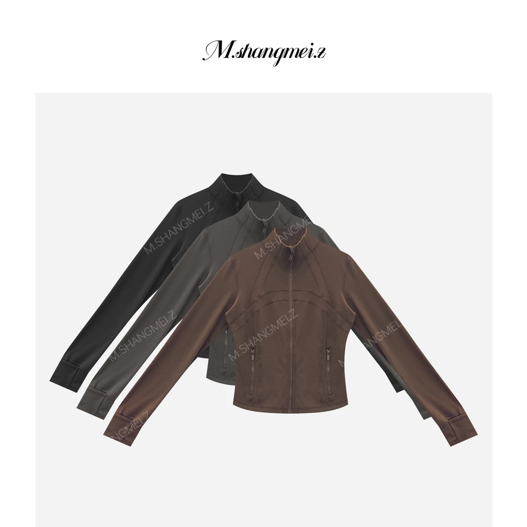 M.SHANGMEI.Z/沐熙【灵感外套】美大哥运动弹性舒适立领外套X072736