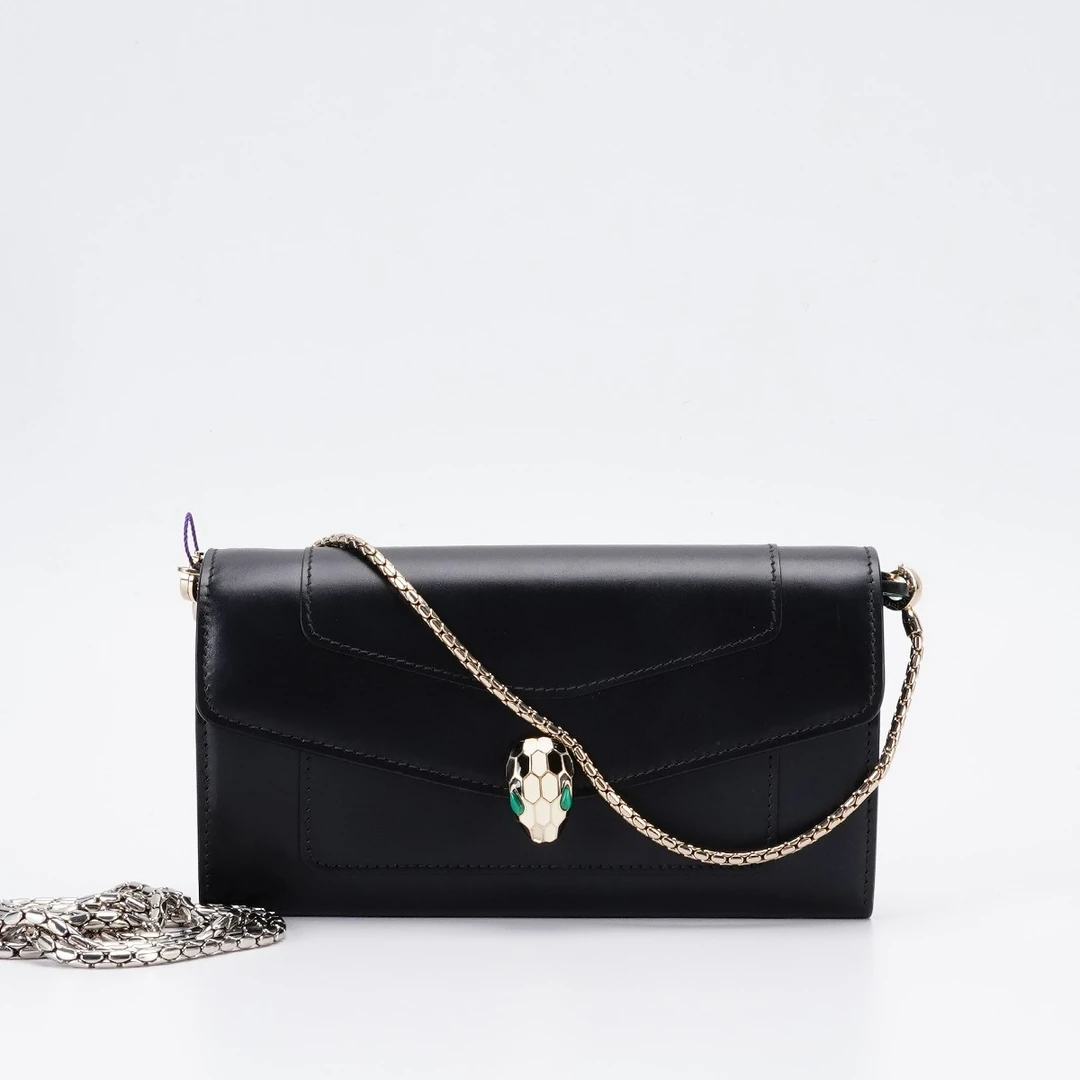 95新 BVLGARI/宝格丽 蛇头链条包woc短链条【白菜】BG23003322