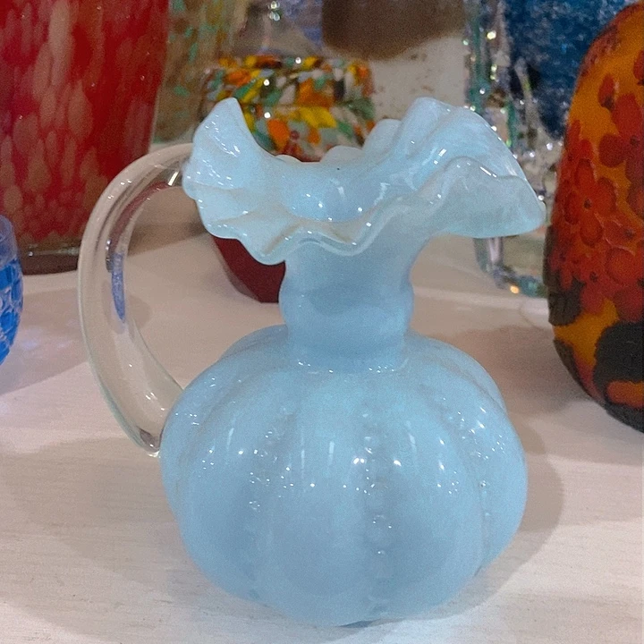 无铅玻璃琉璃花瓶高14宽3