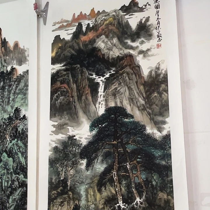 国画张圣敏先生纯手绘作品
