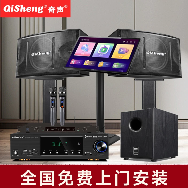 奇声Z3家用客厅防啸叫家庭聚会智能语音点歌机专业K歌KTV音响