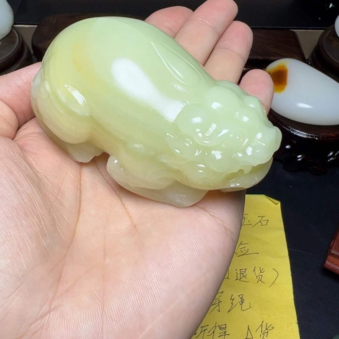软玉未镶嵌把件天然玉石精品
