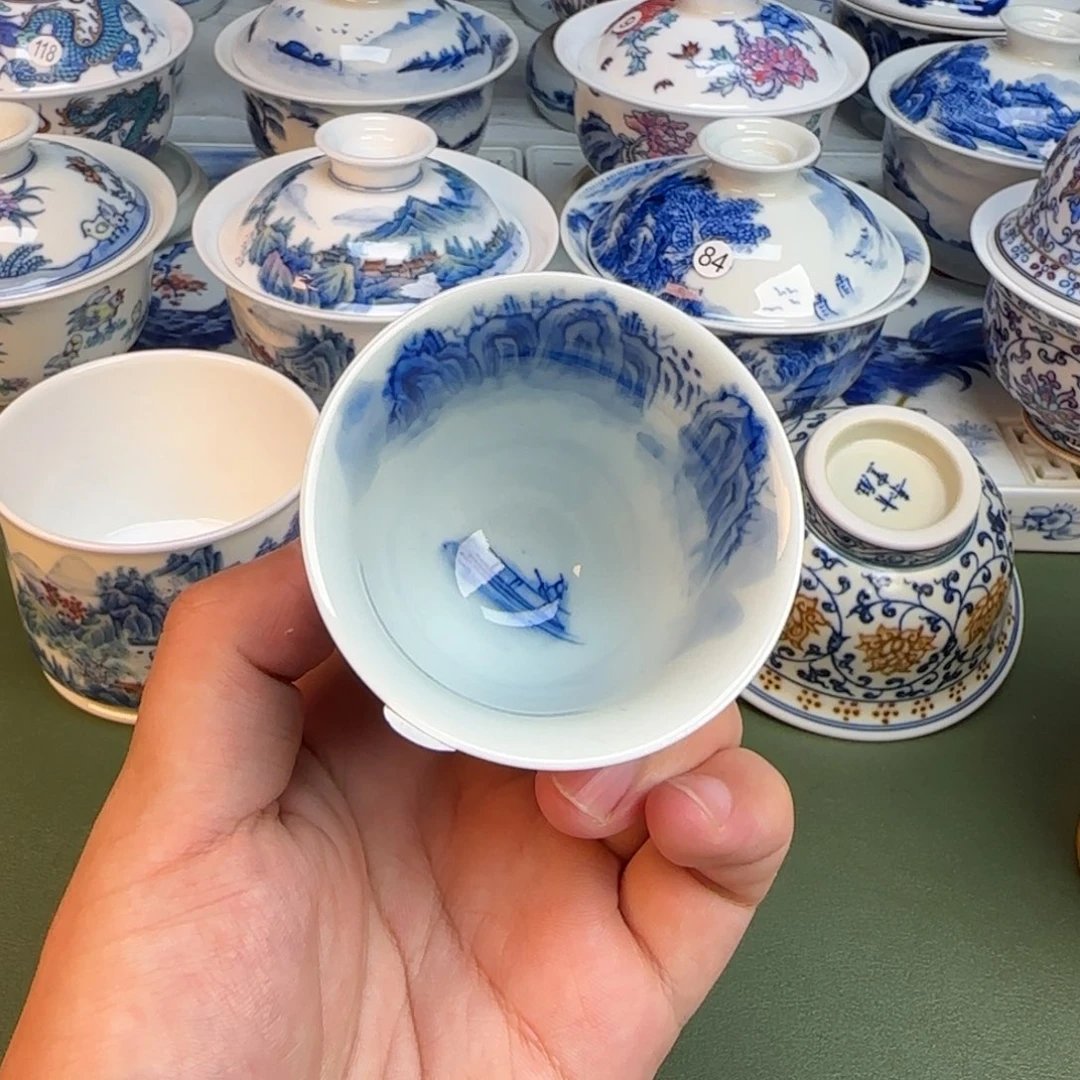 彦祖纯手工手绘茶具86
