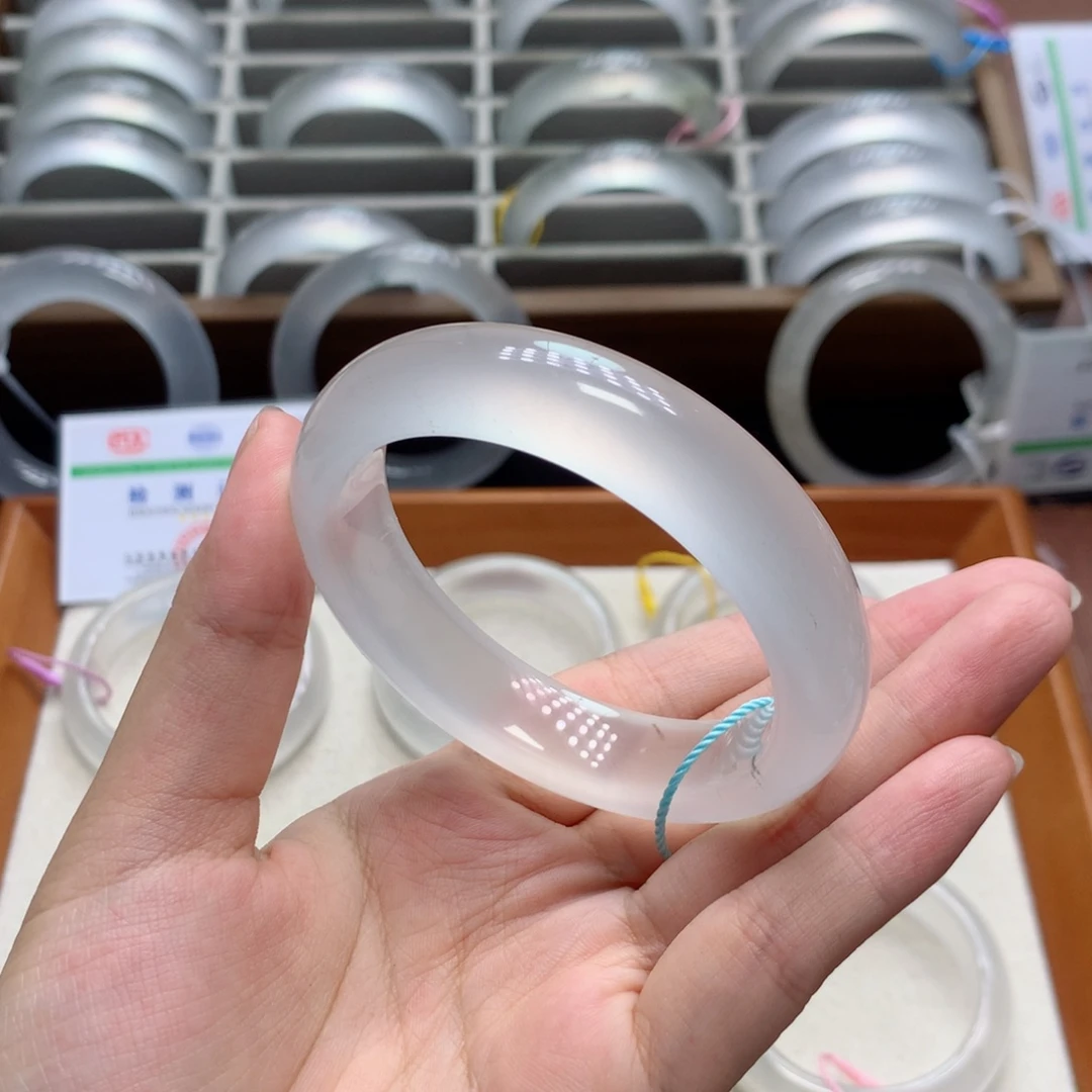 石英质玉（金丝玉）未镶嵌手镯11A54.3