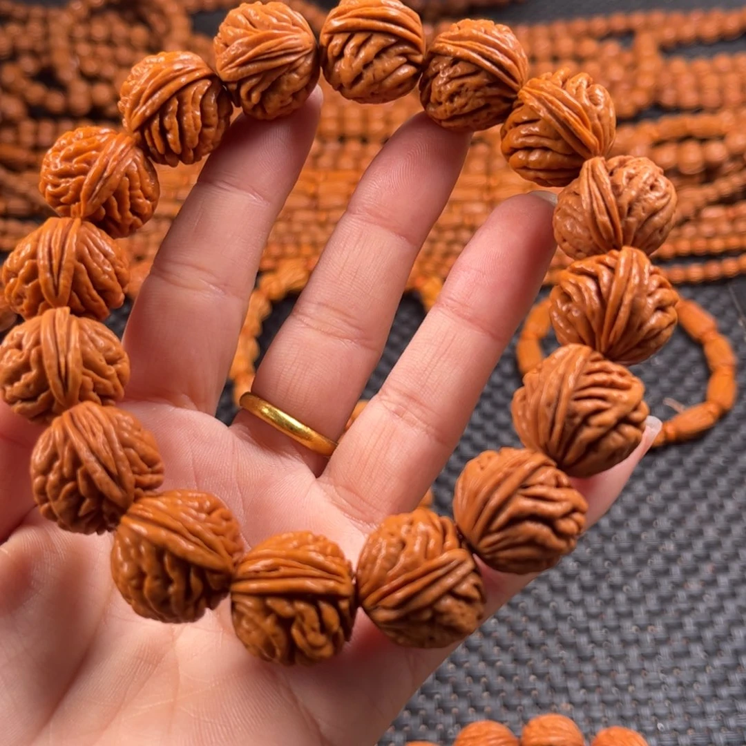 桃核手串Y9 链接手串