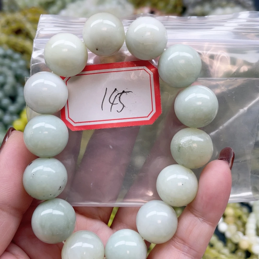 未镶嵌蛇纹石玉手串