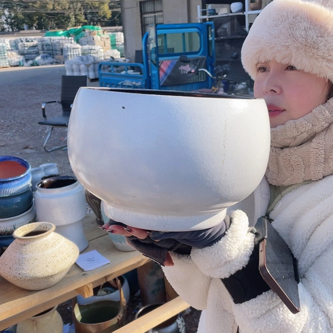 红陶王嫂花盆0130-232