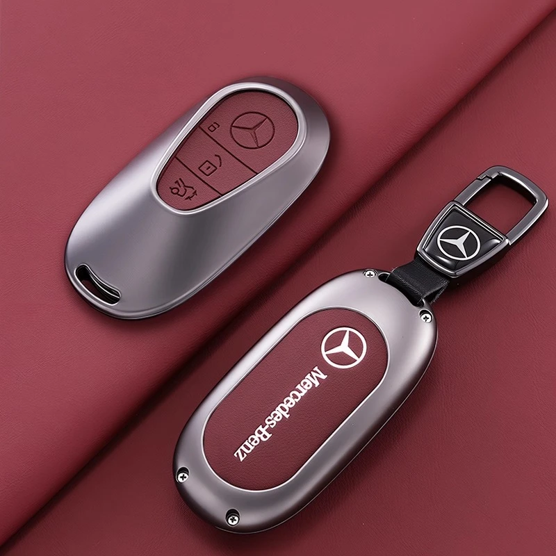 纳亚克25款奔驰钥匙套e300l新E级glc300l专用c260l车glc260包壳扣