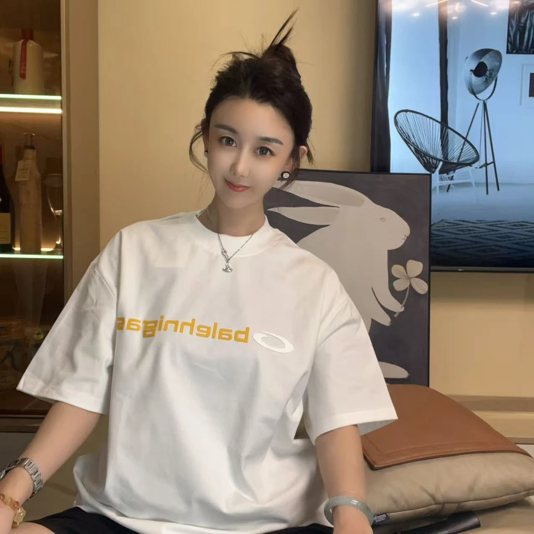 8329-白圈巴味奢潮T恤-男女同款重磅欧货潮牌T恤