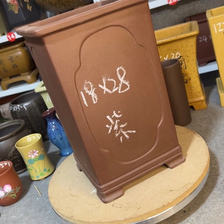 紫砂花盆紫砂花盆