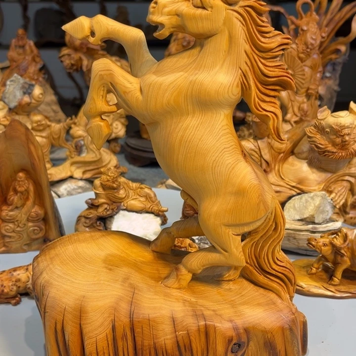 柏木（崖柏）根雕工艺摆件