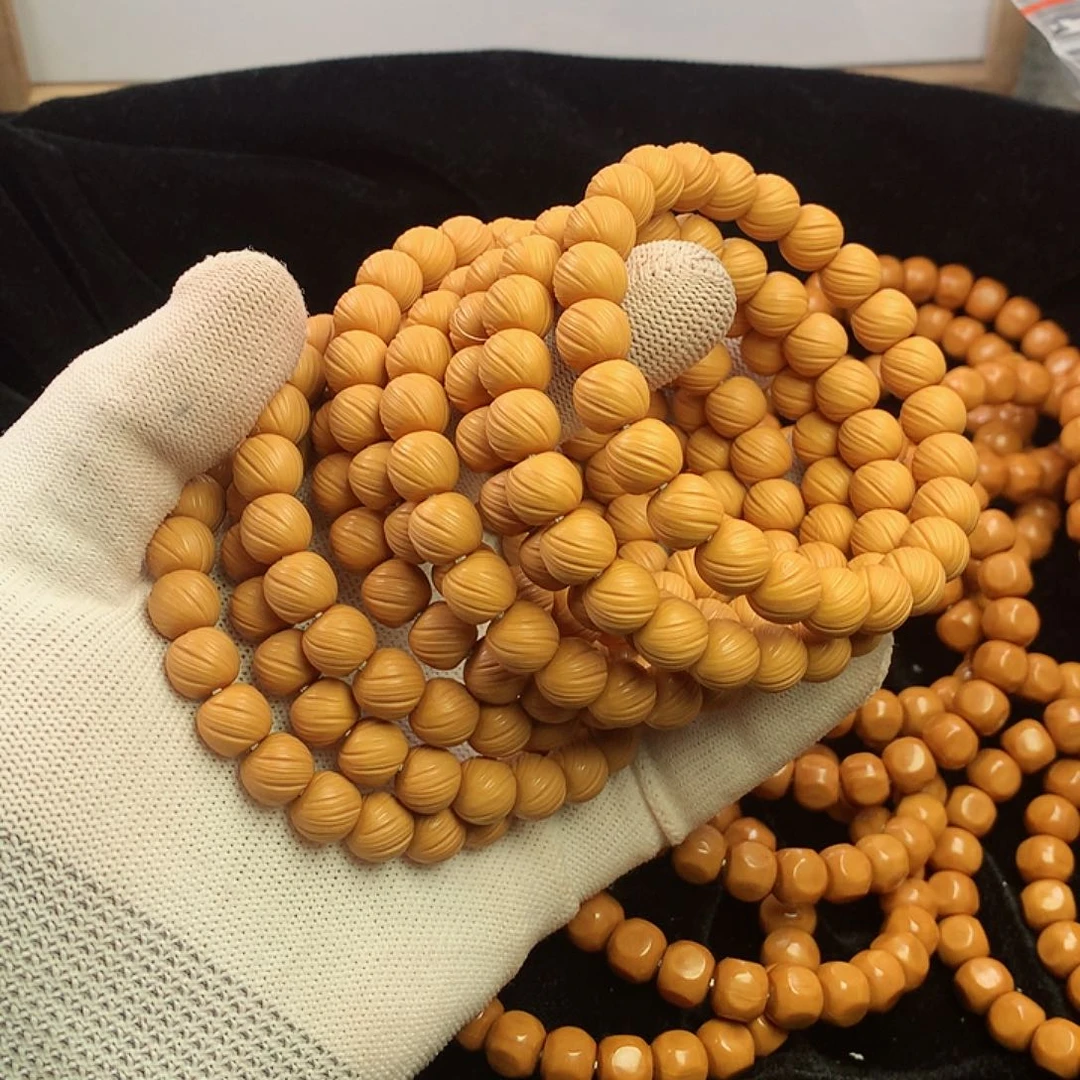 小叶紫檀手串/手链10扭扭珠猴头精工极限弧