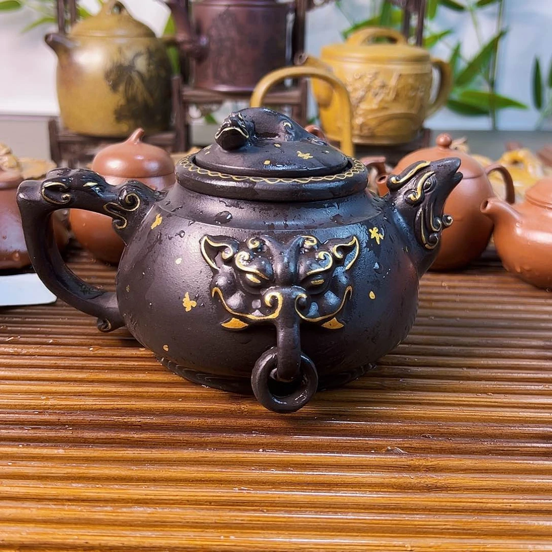 紫砂茶壶微瑕不退不换400cc