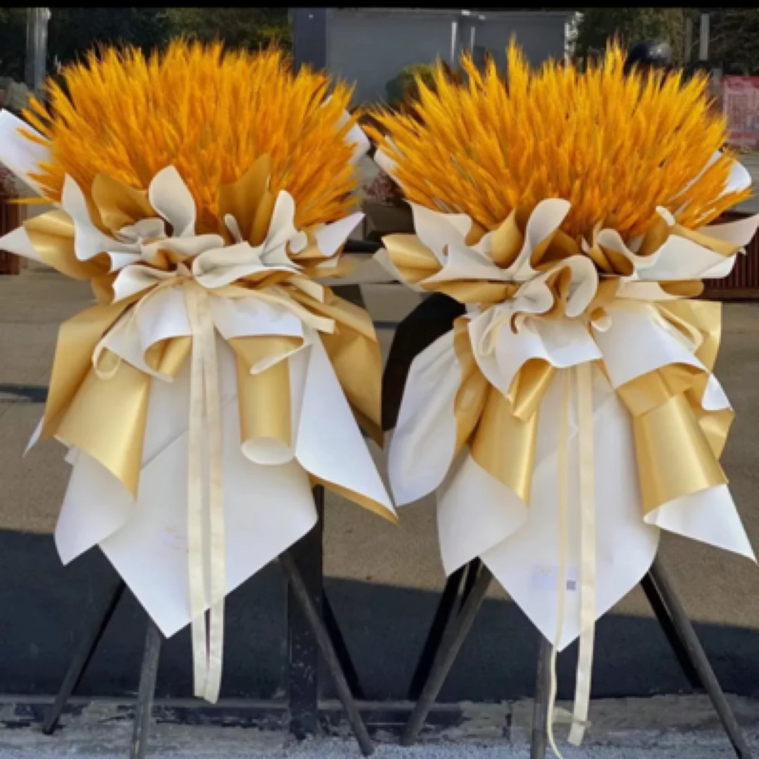 前程似锦大麦开业花篮，（单个）