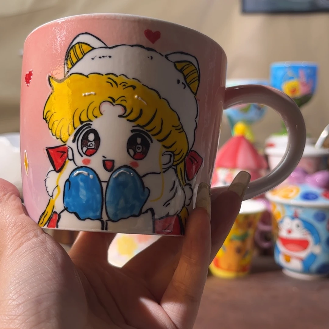 杯景德镇陶瓷文创手绘水杯