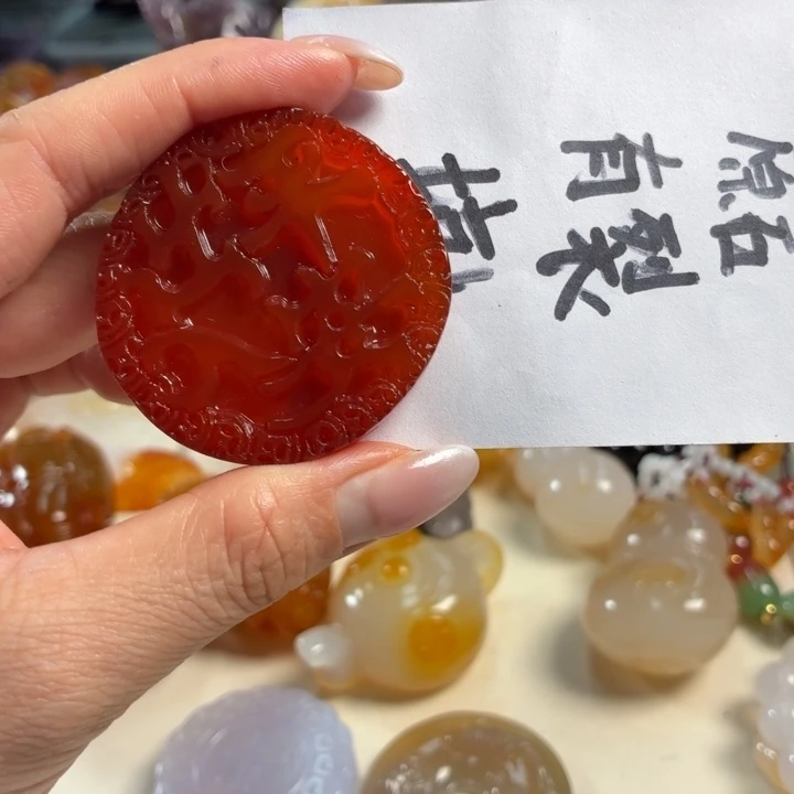 玛瑙/玉髓未镶嵌吊坠(不含链)