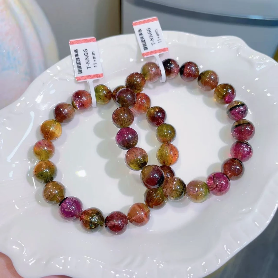 【李哥推荐】碧玺手链11m左右@ZY51231011@多样性发一