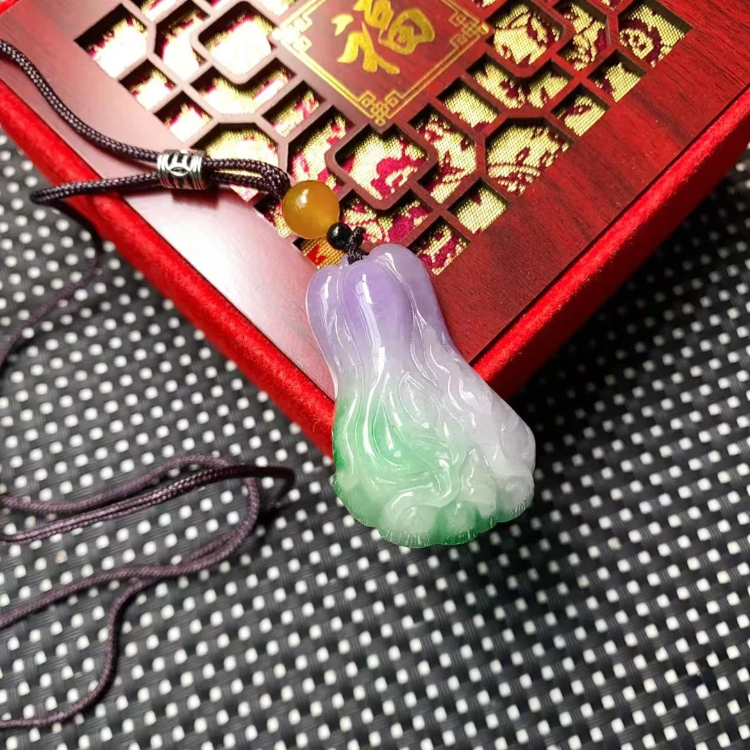 [小石]B537春采白菜项链吊坠时尚多样性发一个-奇石