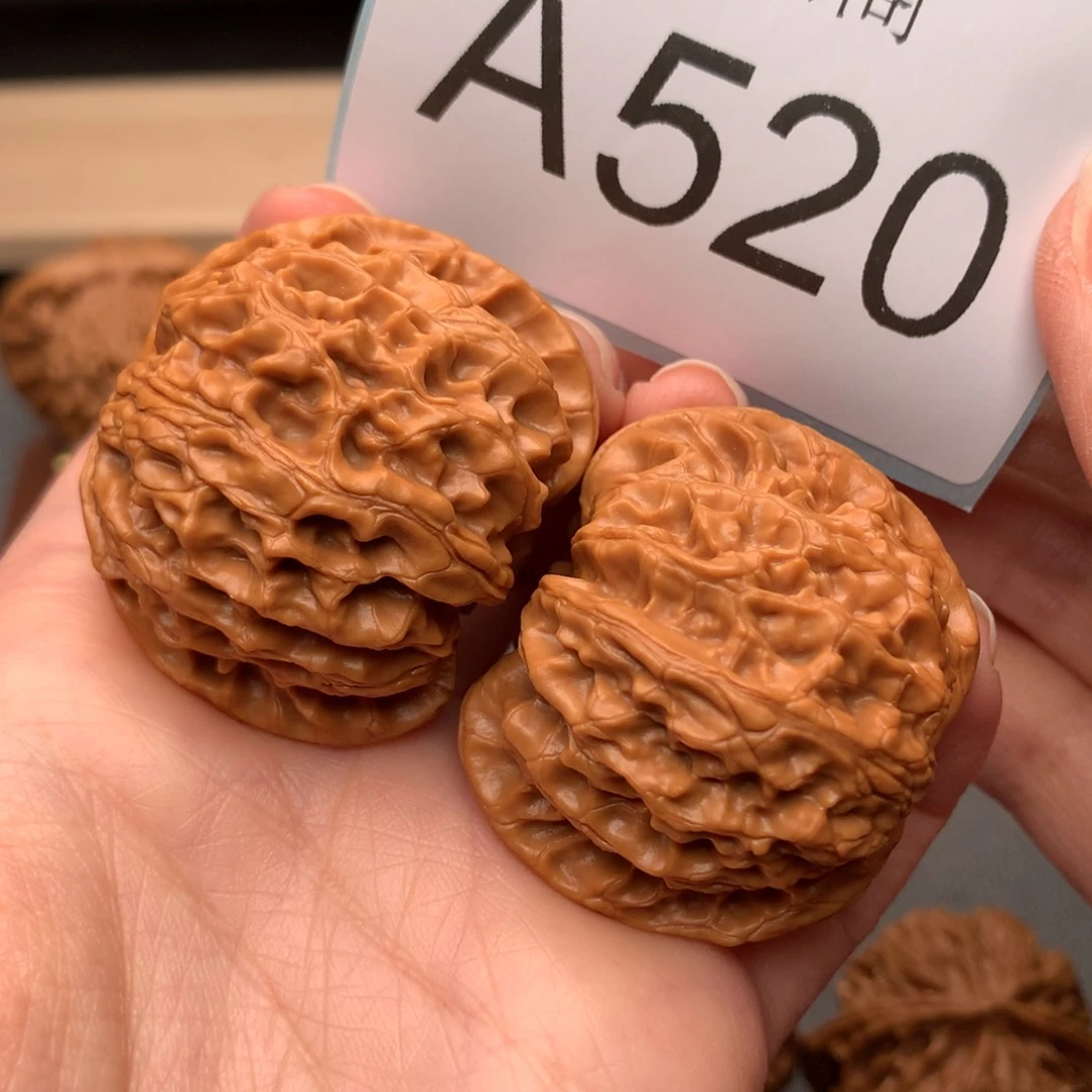 文玩核桃把件41苹果圆