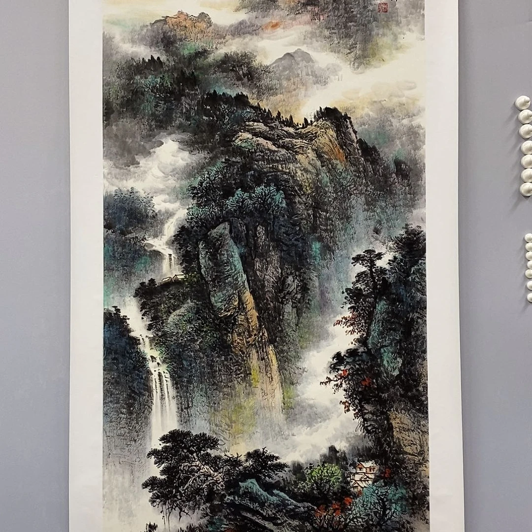 国画刘进新四尺精品