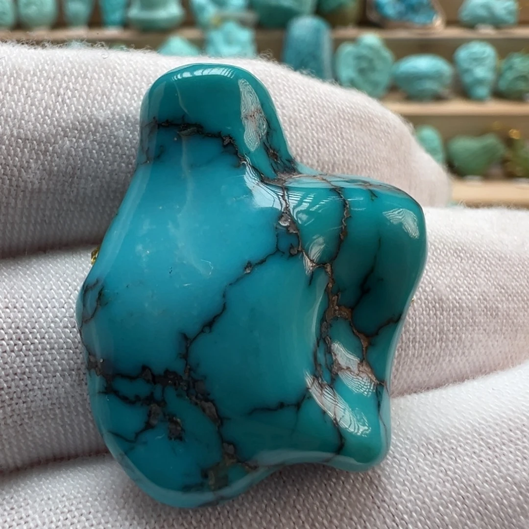 绿松石未镶嵌配饰30.2*22.4