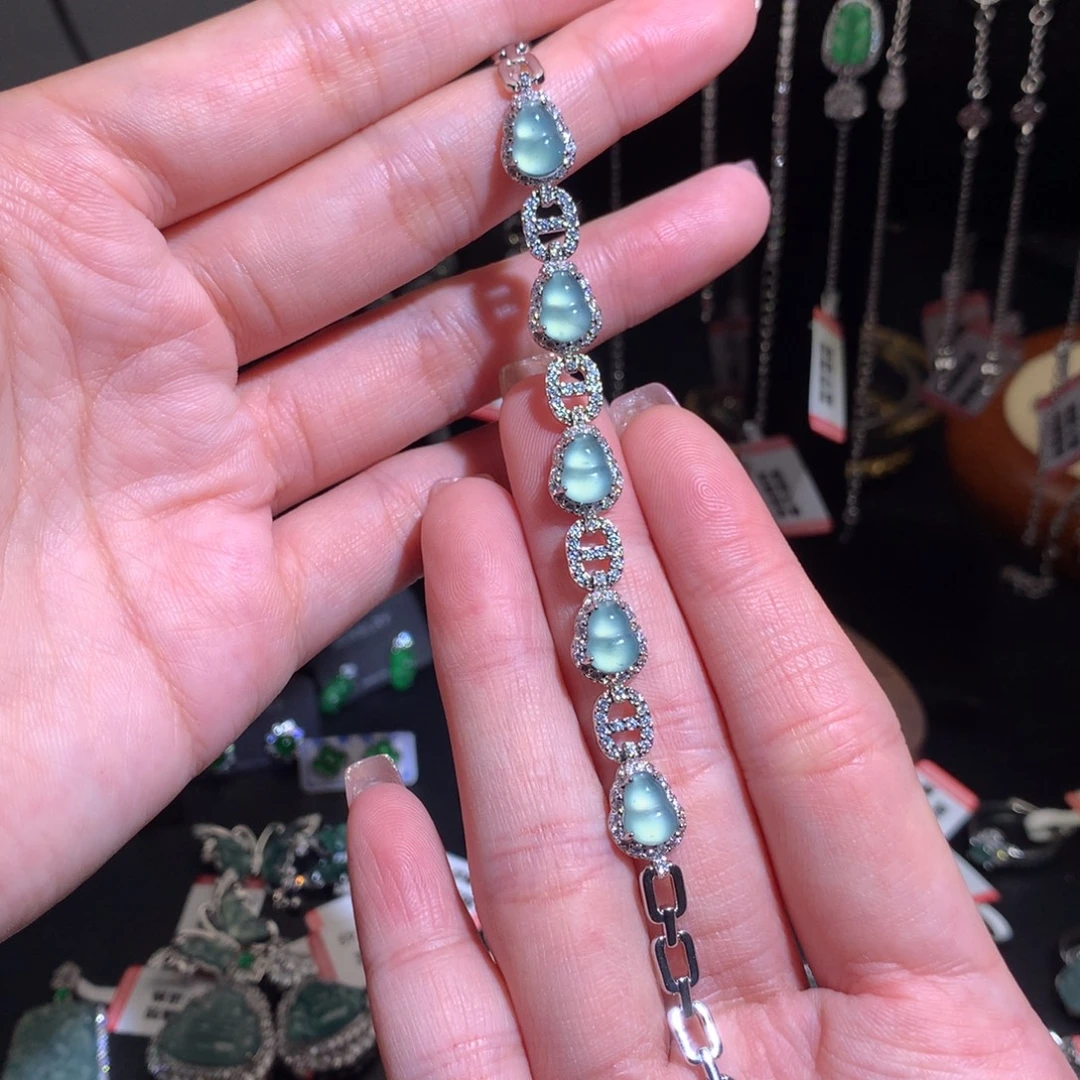 翡翠未镶嵌手链手链