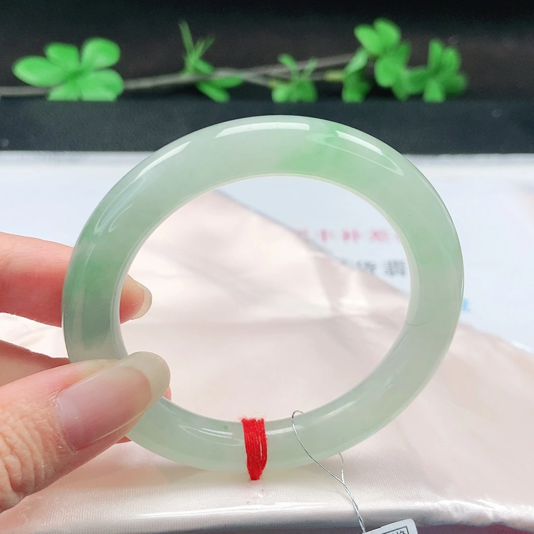 未镶嵌手镯（圆镯）翡翠开*53圆