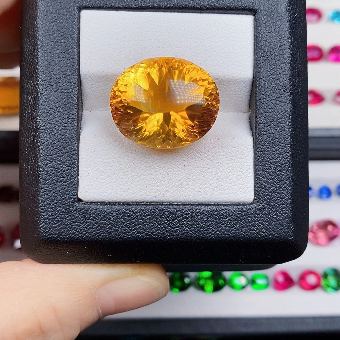 黄晶裸石未镶嵌27.3c t