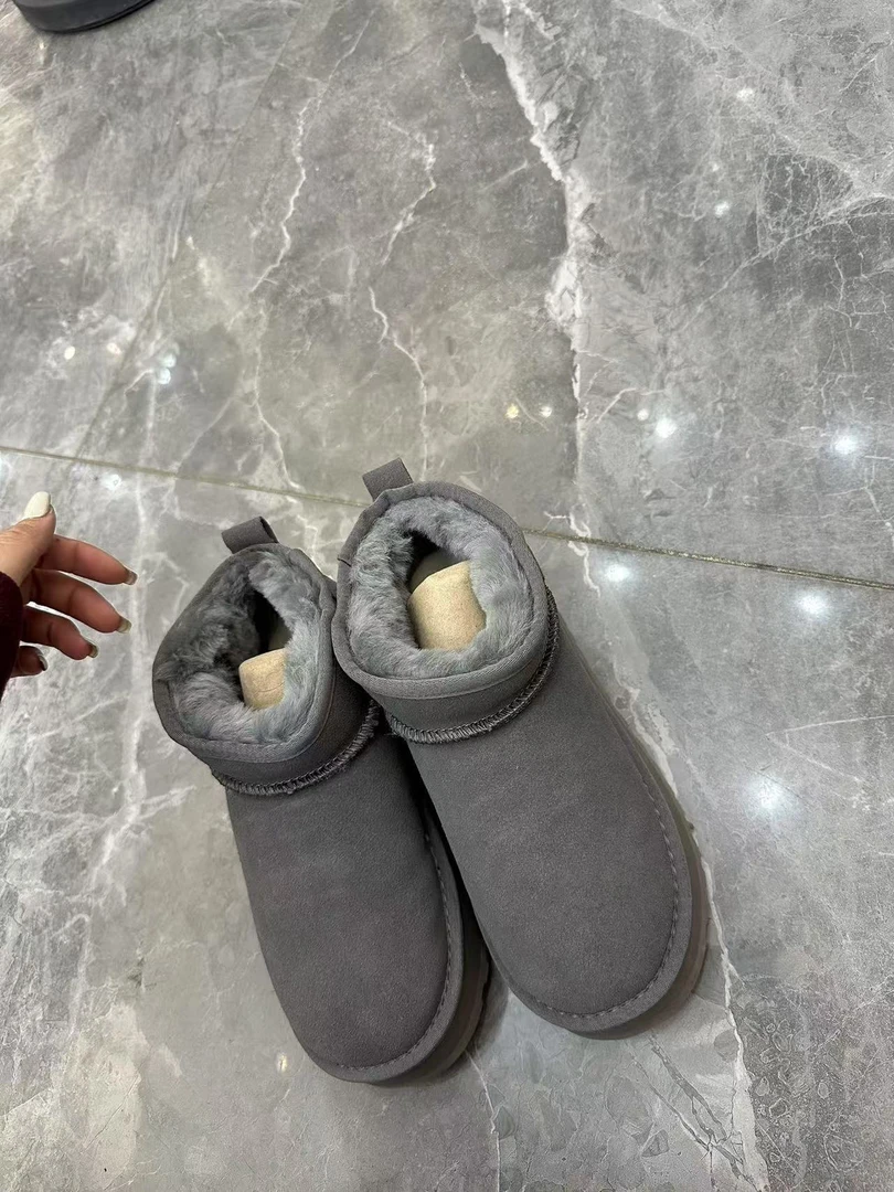 【R·YING】25早春新款UG灰色雪地靴