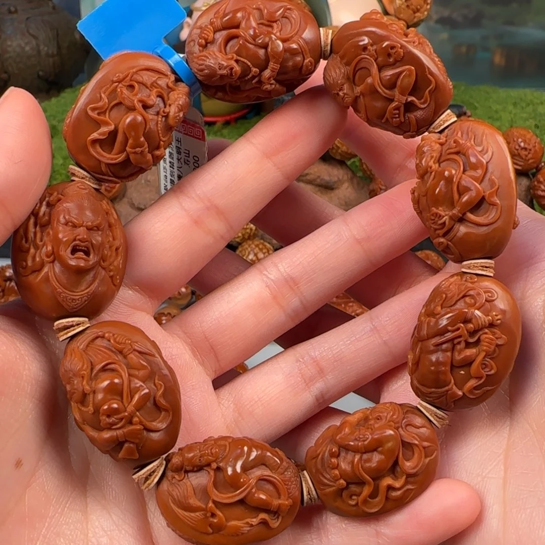 橄榄核手串/手链22瑞兽八大明王