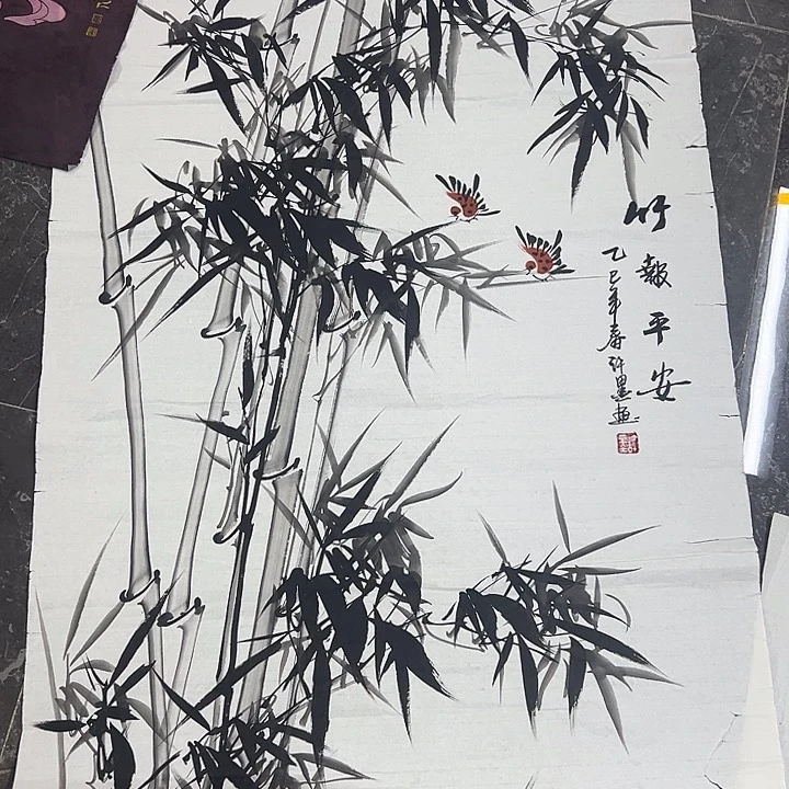 国画纯手工纯手绘作品
