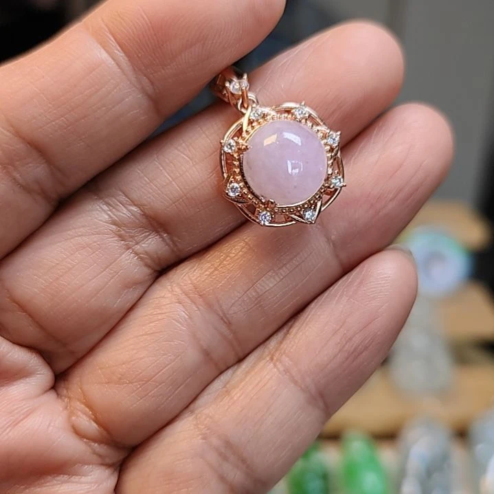 翡翠吊坠(不含链)未镶嵌喜**橙