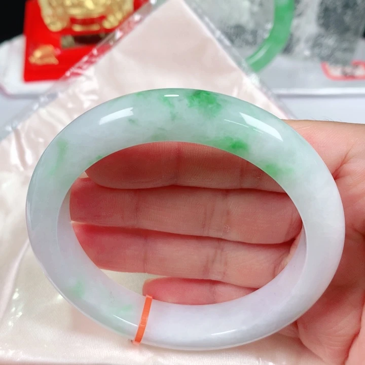 未镶嵌手镯翡翠  编号1054 正圈58-59