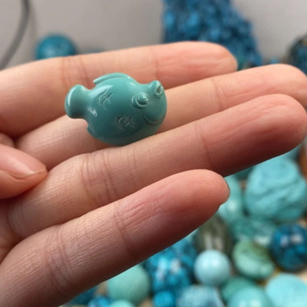 【闪购商品】未镶嵌绿松石珠宝半成品