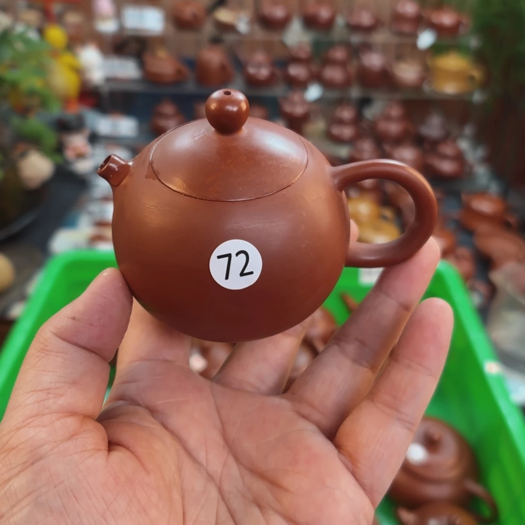 茶壶朱泥朱泥茶壶微瑕110C