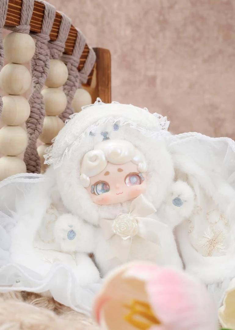 【拆盒】LuckyDeerNai晚安小兔2代秘密花园系列潮玩毛绒盲盒