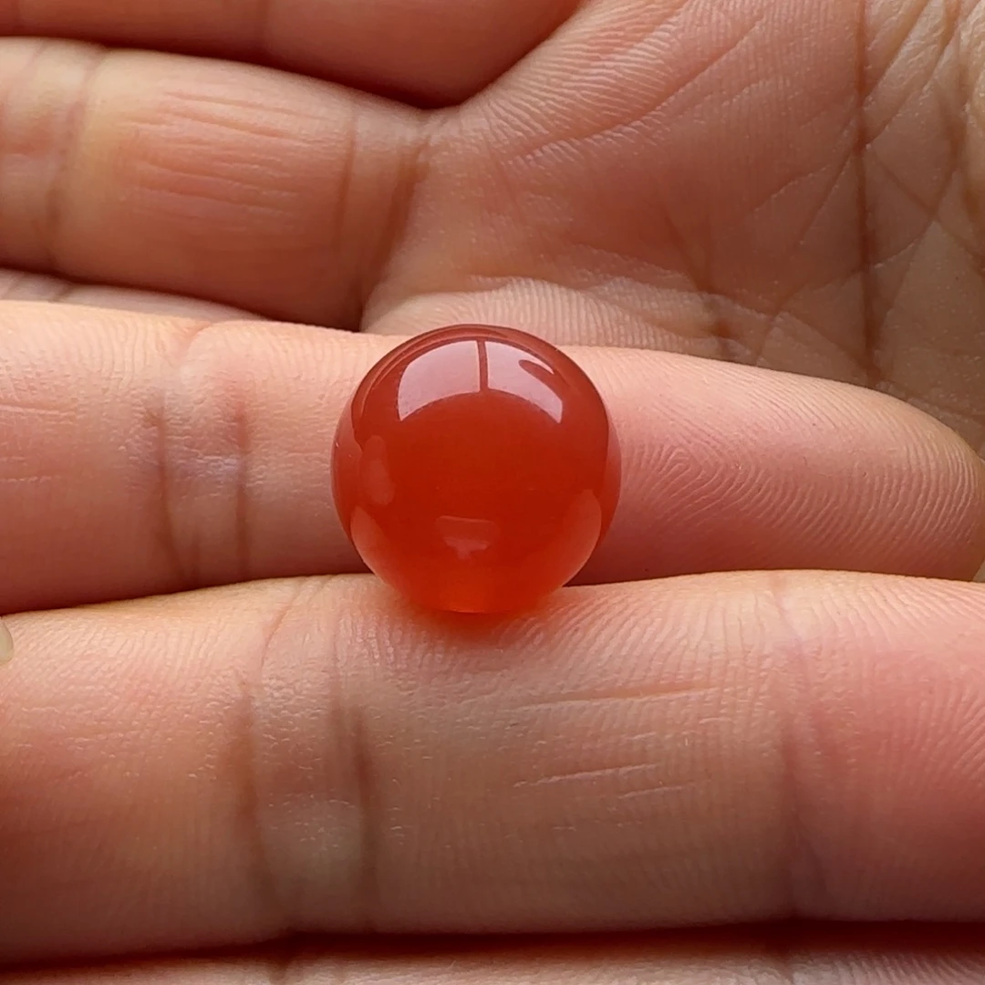 南红玛瑙圆珠13.7未镶嵌