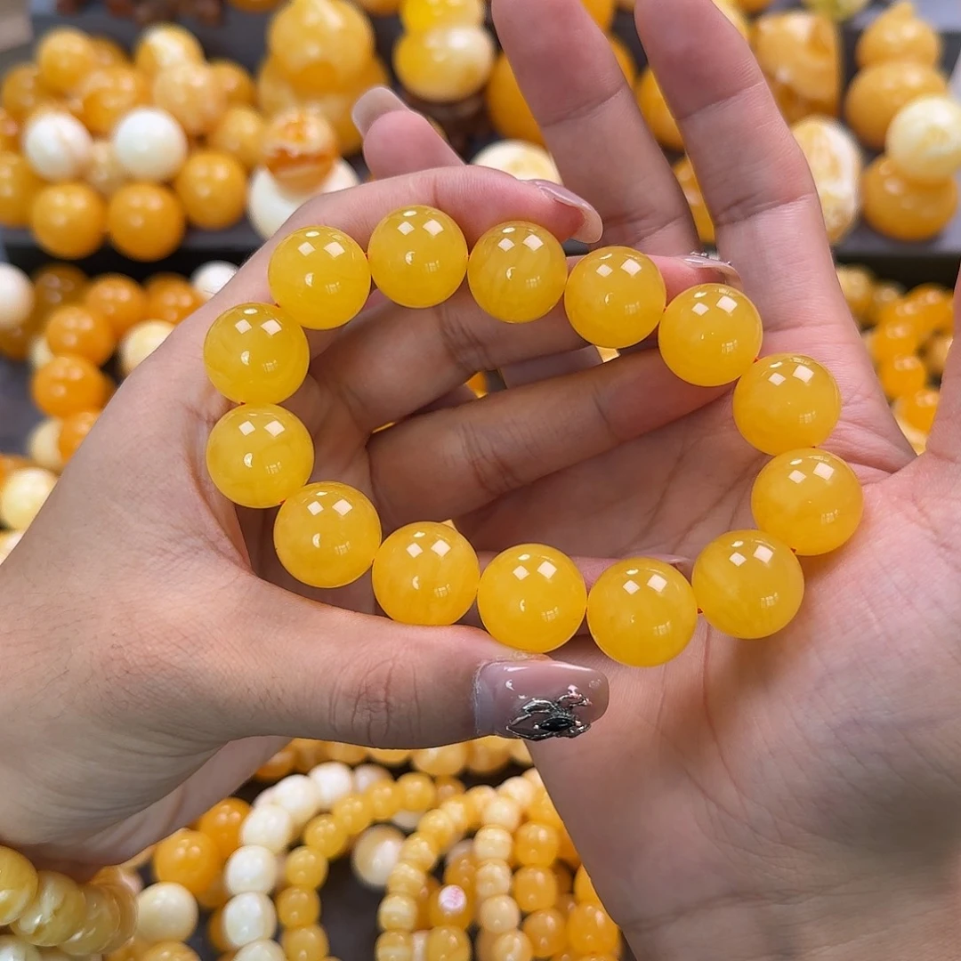 蜜蜡未镶嵌珠宝奇石同料17mm
